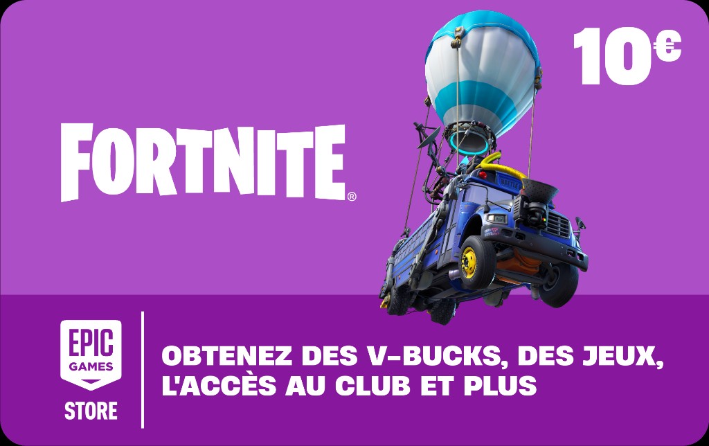 Carte cadeau Fortnite